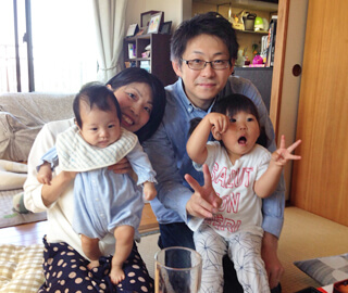 皆川さんご家族